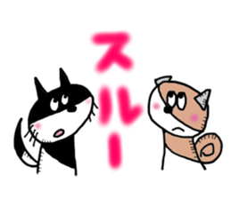 CAT & DOG sticker #3472031