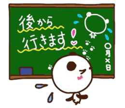 Blackboard panda sticker #3472334