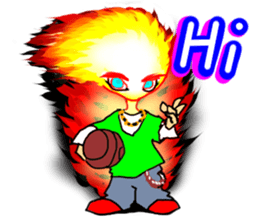 Fairy boy of fire sticker #3472956