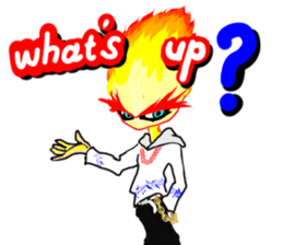 Fairy boy of fire sticker #3472957