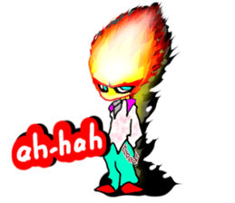 Fairy boy of fire sticker #3472958