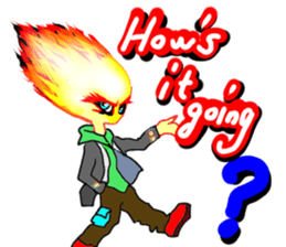 Fairy boy of fire sticker #3472959