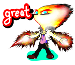 Fairy boy of fire sticker #3472966