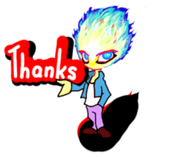 Fairy boy of fire sticker #3472967