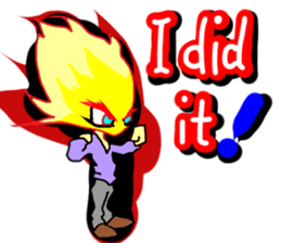 Fairy boy of fire sticker #3472970