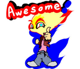 Fairy boy of fire sticker #3472972