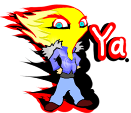 Fairy boy of fire sticker #3472973