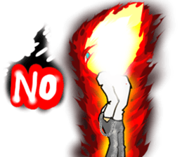 Fairy boy of fire sticker #3472975