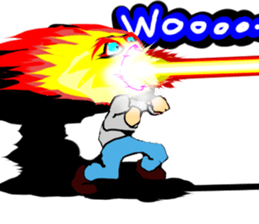 Fairy boy of fire sticker #3472979