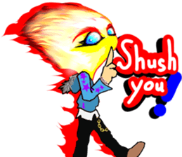 Fairy boy of fire sticker #3472984