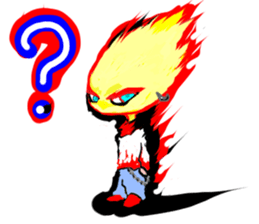 Fairy boy of fire sticker #3472986