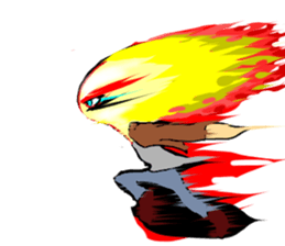 Fairy boy of fire sticker #3472992