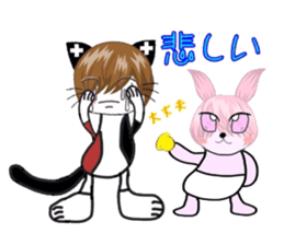 catbabyrabbit sticker #3473281
