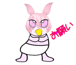 catbabyrabbit sticker #3473305