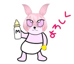 catbabyrabbit sticker #3473306