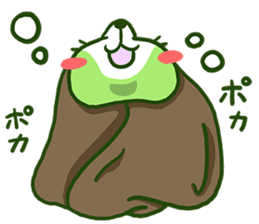 Green Shiba Inu Sticker sticker #3474734