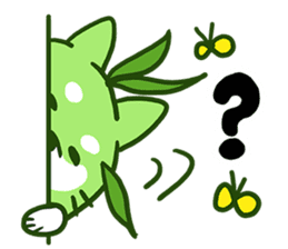 Green Shiba Inu Sticker sticker #3474736