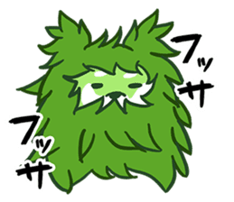 Green Shiba Inu Sticker sticker #3474751