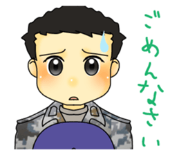 Rikusoukun & friends  JASDF ver. sticker #3474757