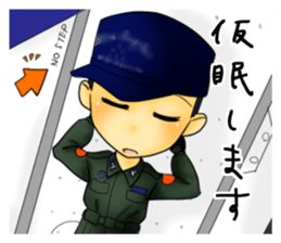 Rikusoukun & friends  JASDF ver. sticker #3474758
