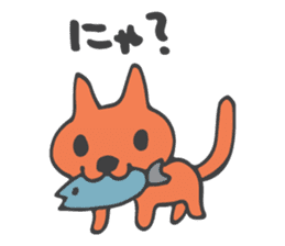 Cute Cat Talking sticker #3474836