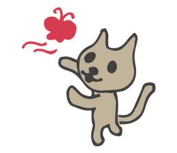 Cute Cat Talking sticker #3474839