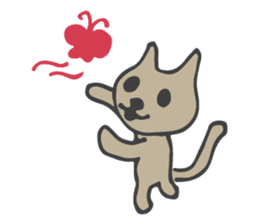 Cute Cat Talking sticker #3474839