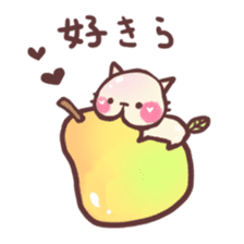 Peach Bear2 "Love" sticker #3474919