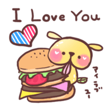 Peach Bear2 "Love" sticker #3474942