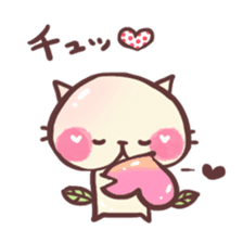 Peach Bear2 "Love" sticker #3474950