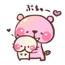 Peach Bear2 "Love" sticker #3474951