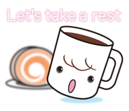 Sweets and coffee sticker #3475005