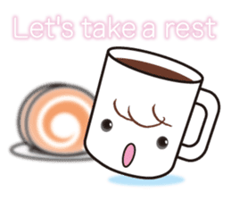 Sweets and coffee sticker #3475005