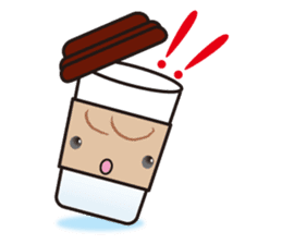Sweets and coffee sticker #3475015