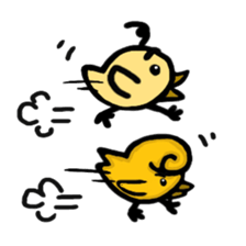 Time of chicken2 sticker #3475359