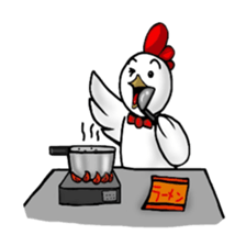 Time of chicken2 sticker #3475362