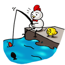 Time of chicken2 sticker #3475375