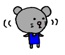 happy animal family sticker #3475909