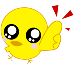 Cute piyopiyo chick sticker #3475928