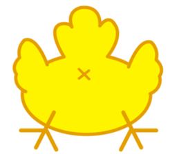 Cute piyopiyo chick sticker #3475947