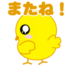 Cute piyopiyo chick sticker #3475952