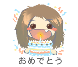 Nihongo girl sticker #3476009