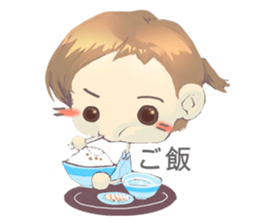 Nihongo girl sticker #3476015