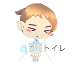 Nihongo girl sticker #3476021