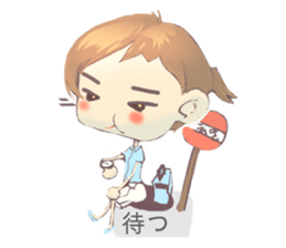 Nihongo girl sticker #3476026