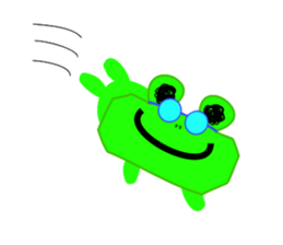 Frog and Piggy Robot sticker #3476050