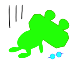 Frog and Piggy Robot sticker #3476056