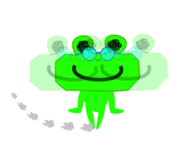 Frog and Piggy Robot sticker #3476057