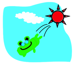 Frog and Piggy Robot sticker #3476060