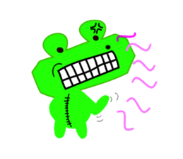 Frog and Piggy Robot sticker #3476073